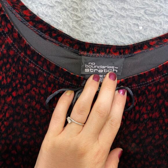 Vintage No Boundaries bell sleeve top gothic grunge witchy whimsigoth y2k L - Picture 3 of 8